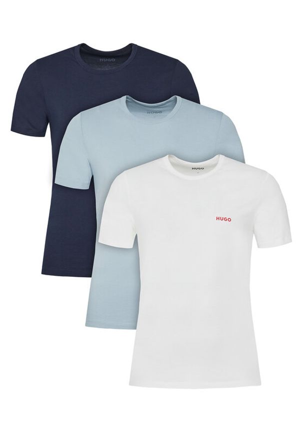 Hugo - HUGO Komplet t-shirtów 50532811 Kolorowy Regular Fit. Materiał: bawełna. Wzór: kolorowy