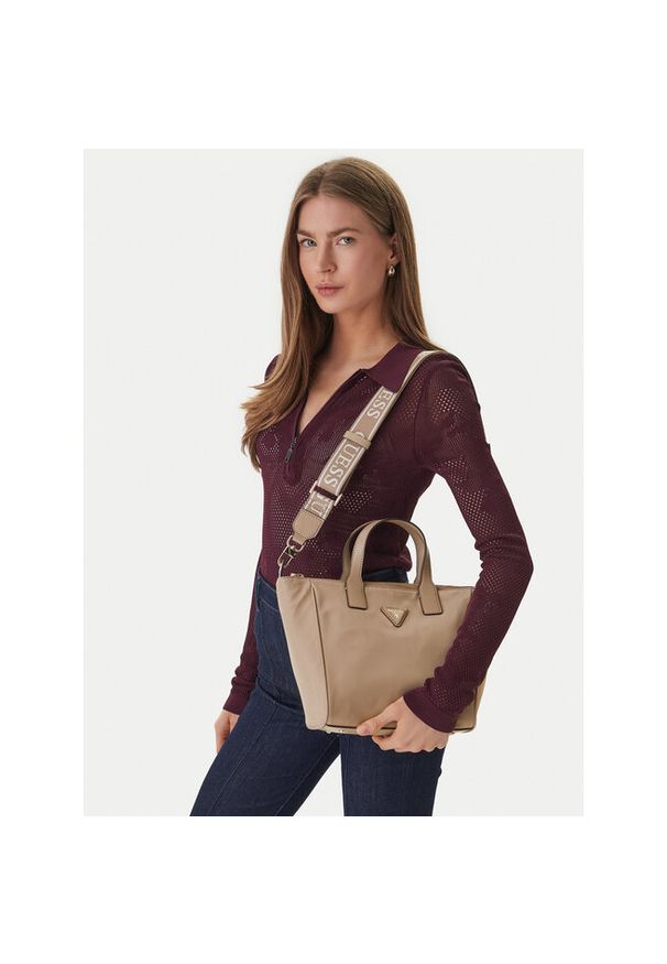 Torebka Guess. Kolor: beżowy