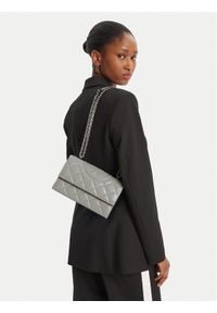 Tory Burch Torebka Fleming Small Convertible Shoulder Bag 164800 Szary. Kolor: szary. Materiał: skórzane #1