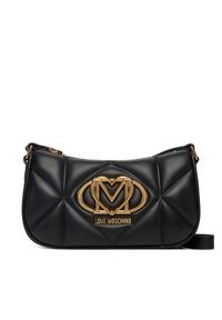Love Moschino - LOVE MOSCHINO Torebka JC4083PP0NLC0000 Czarny. Kolor: czarny. Materiał: skórzane