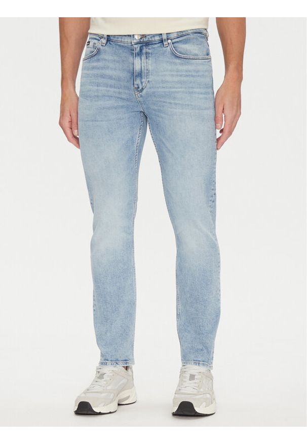 BOSS Jeansy H-Delaware 50538553 Niebieski Slim Fit. Kolor: niebieski