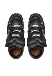 NEW ROCK Sneakersy M-106-C178 Czarny. Kolor: czarny. Materiał: skóra #4