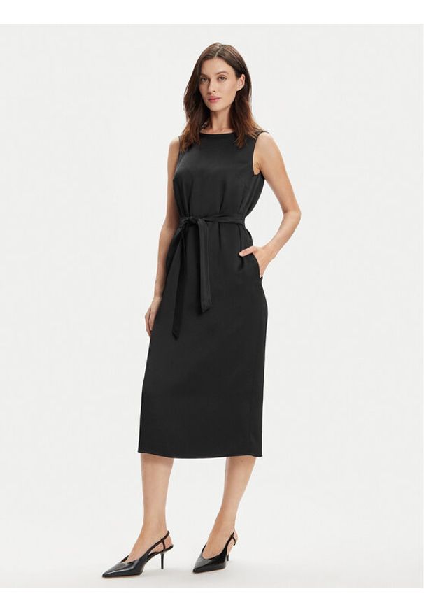 Weekend Max Mara Sukienka codzienna Baiardo 2415221021 Czarny Regular Fit. Okazja: na co dzień. Kolor: czarny. Materiał: syntetyk. Typ sukienki: proste. Styl: casual