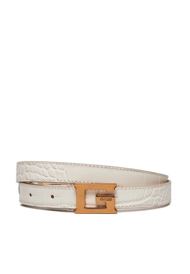 Guess Pasek Damski Sestri (CX) Belts BW9067 P4120 Écru. Materiał: skóra