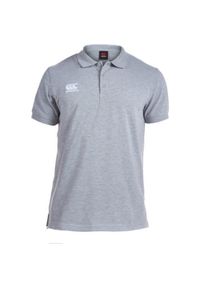 CANTERBURY - Polo Canterbury Waimak. Okazja: na co dzień. Typ kołnierza: polo. Kolor: szary. Styl: casual #1