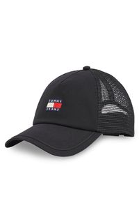 Tommy Jeans Czapka z daszkiem Tjm Heritage Trucker Cap AM0AM13287 Czarny. Kolor: czarny. Materiał: bawełna, materiał #1