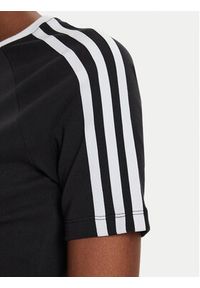 Adidas - adidas T-Shirt 3-Stripes Baby IU2532 Czarny Slim Fit. Kolor: czarny. Materiał: bawełna #5