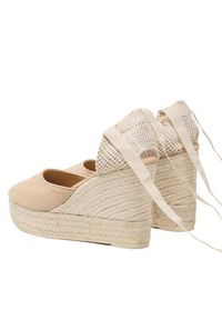 Manebi Espadryle Soft Suede Wedge Espadrilles M 1.1 WV Beżowy. Kolor: beżowy. Materiał: zamsz, skóra #5