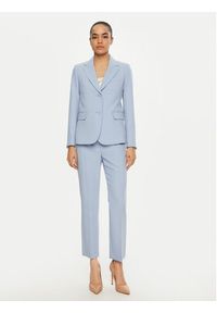 Weekend Max Mara Marynarka Uva 2515041041 Błękitny Slim Fit. Kolor: niebieski. Materiał: syntetyk #4