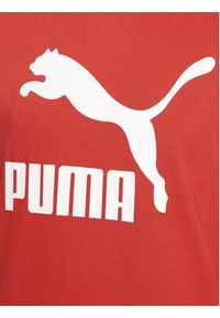 Puma T-Shirt Classics Logo 530088 Czerwony Regular Fit. Kolor: czerwony. Materiał: bawełna