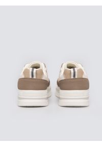 Big-Star - Sneakersy damskie beżowe OO274A151 801. Okazja: na co dzień, na spacer. Nosek buta: okrągły. Kolor: beżowy. Materiał: skóra ekologiczna. Sport: turystyka piesza