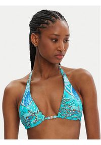 Seafolly Góra od bikini La Mer 31412-214 Turkusowy. Kolor: turkusowy. Materiał: syntetyk