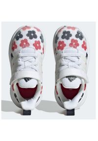 Adidas - Buty adidas FortaRun 2.0 El K Jr GZ9751 białe. Zapięcie: rzepy. Kolor: biały. Materiał: syntetyk, materiał. Wzór: kwiaty. Sport: bieganie #3