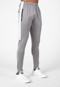 GORILLA WEAR - Benton Track Spodnie - Szary. Kolor: szary. Sport: fitness