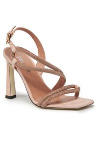 Pollini Sandały SA16039C1ITA0609 Różowy. Kolor: różowy. Materiał: zamsz, skóra #2