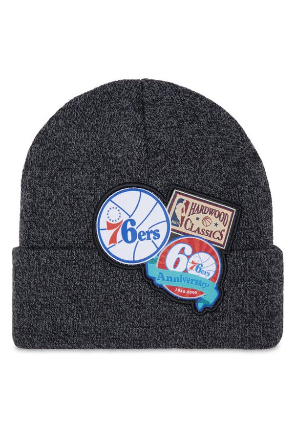 Mitchell & Ness Czapka Logo Patch HCFK4341 Czarny. Kolor: czarny. Materiał: materiał, akryl