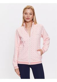 Guess Bluza Aggie V3YQ00 KB212 Różowy Regular Fit. Kolor: różowy. Materiał: syntetyk