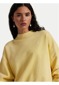 Polo Ralph Lauren Bluza 211965111001 Żółty Oversize. Typ kołnierza: polo. Kolor: żółty. Materiał: bawełna #5
