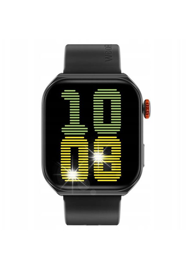 NoName - Smartwatch Smartwatch Weofly Edge 2 czarny. Rodzaj zegarka: smartwatch. Kolor: czarny