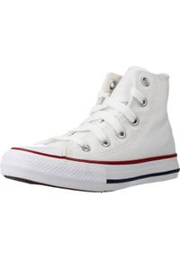 Buty Dziecko Converse Chuck Taylor All Star High biały. Okazja: na co dzień. Kolor: biały. Materiał: materiał. Model: Converse All Star