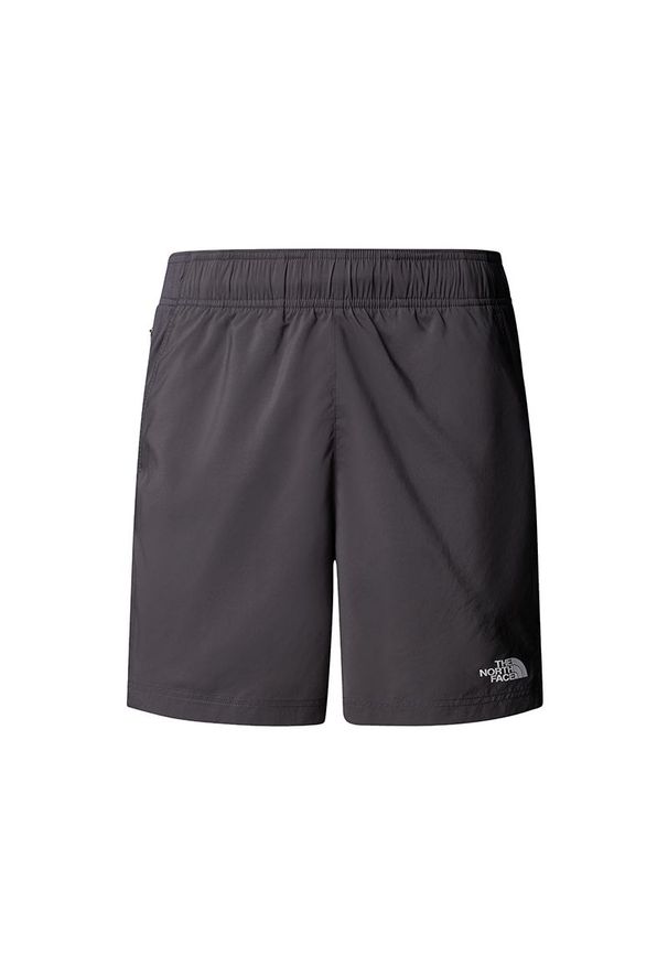 Spodenki męskie The North Face 7" 24/7 0A3O1BDOQ1 - szare. Kolor: szary. Materiał: materiał, poliester. Wzór: aplikacja. Sezon: lato