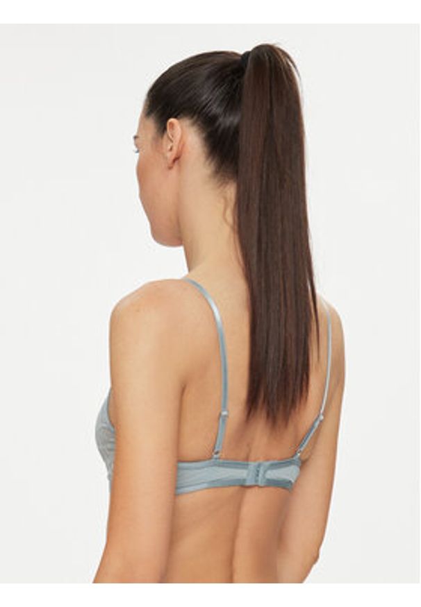 Hunkemöller Biustonosz z fiszbiną Luna 202677 Niebieski. Kolor: niebieski. Materiał: syntetyk