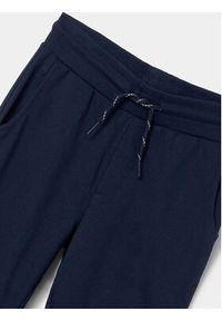 Mayoral Spodnie dresowe 744 Granatowy Regular Fit. Kolor: niebieski. Materiał: bawełna #3