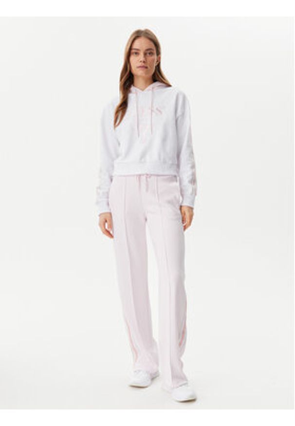 Guess Bluza V5GQ17 KCRT1 Biały Regular Fit. Kolor: biały. Materiał: bawełna