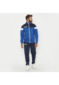 LEGEA - Komplet sportowy BOLIVIA CUBA. Kolor: niebieski. Materiał: dresówka. Wzór: haft. Sport: fitness #1