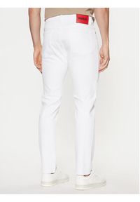Hugo - HUGO Jeansy 50530605 Biały Slim Fit. Kolor: biały #4