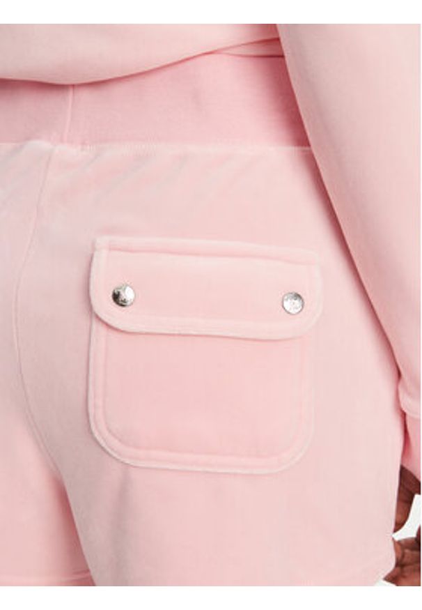 Juicy Couture Szorty sportowe Eve JCBHS224801 Różowy Regular Fit. Kolor: różowy. Materiał: syntetyk