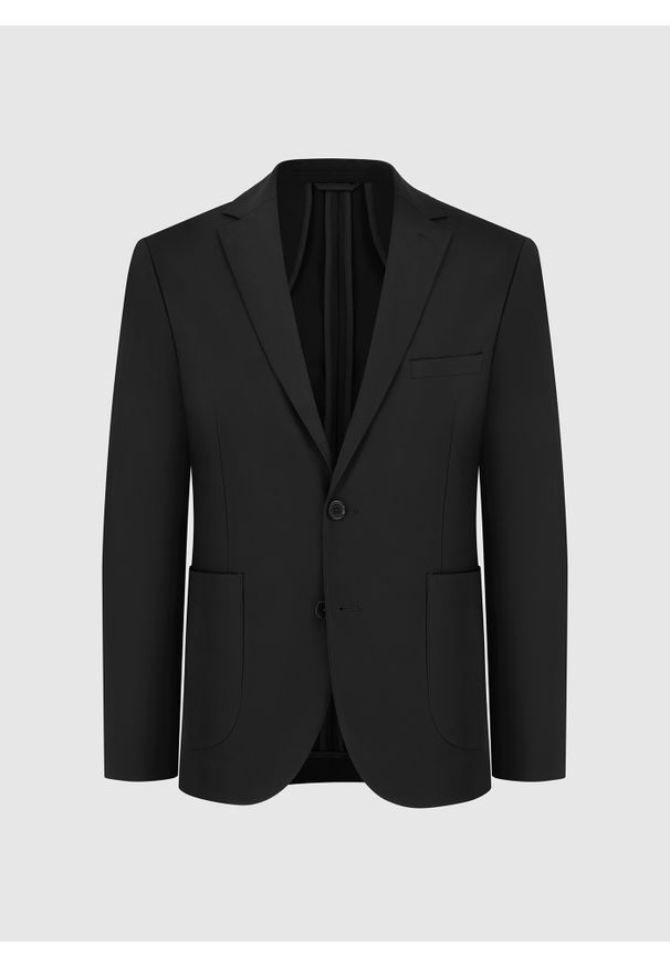 Pako Lorente - PAKO LORENTE – Marynarka garniturowa w kolorze czarnym. Kolor: czarny. Materiał: elastan, poliamid. Wzór: gładki