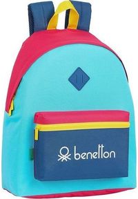 Mimetic Plecak szkolny Benetton Colorine Żółty Niebieski Różowy Turkusowy. Kolor: wielokolorowy, turkusowy, niebieski, różowy, żółty #1