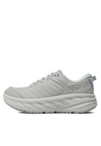 HOKA - Hoka Sneakersy Bondi Sr 1110520 Szary. Kolor: szary. Materiał: skóra