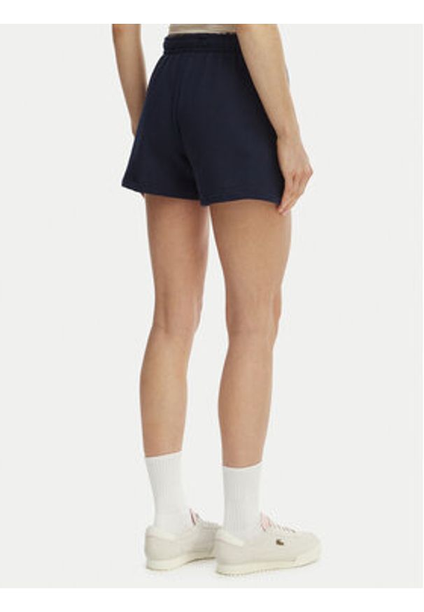 Lacoste Szorty sportowe GF5341 Granatowy Regular Fit. Kolor: niebieski. Materiał: bawełna