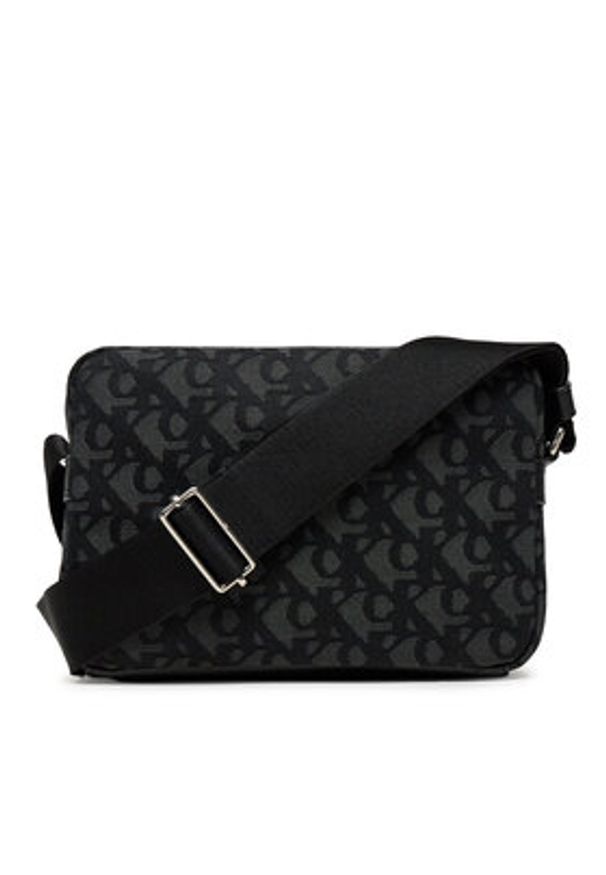 Calvin Klein Saszetka Unstructured Monogram Camera Bag LV04G3179G Czarny. Kolor: czarny. Materiał: materiał