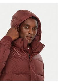 TOMMY HILFIGER - Tommy Hilfiger Kurtka puchowa MW0MW36569 Bordowy Regular Fit. Kolor: czerwony. Materiał: syntetyk #7