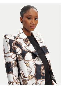 Babylon Marynarka S00704 Biały Regular Fit. Kolor: biały. Materiał: syntetyk