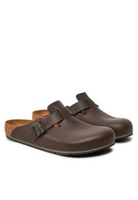 Birkenstock Klapki Boston Pro Le 1026187 Brązowy. Kolor: brązowy. Materiał: skóra #4