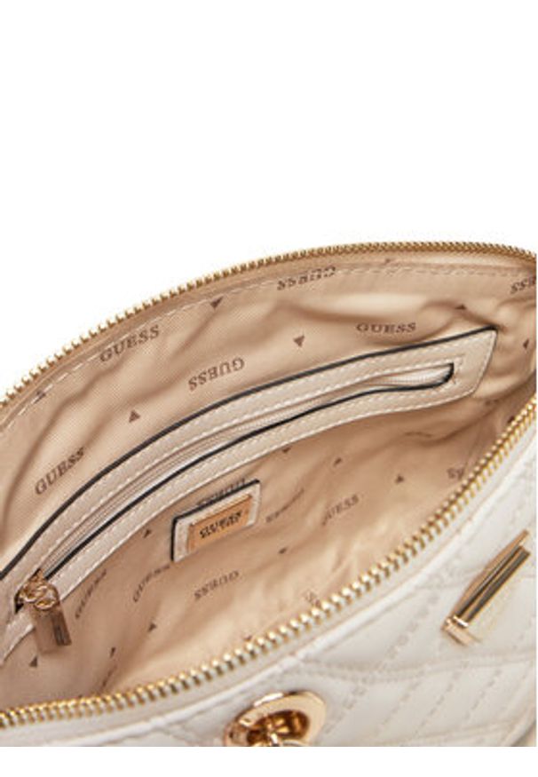 Guess Torebka HWQG87 48760 Biały. Kolor: biały. Materiał: skórzane