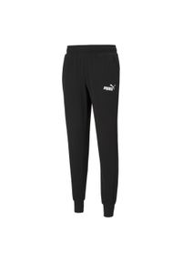 Spodnie Puma ESS Logo TR cl. Kolor: czarny. Materiał: materiał, prążkowany