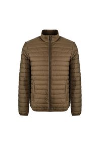 Lumberjack - Kurtka męska LUMBERJACK NEW READY. Kolor: brązowy. Materiał: puch