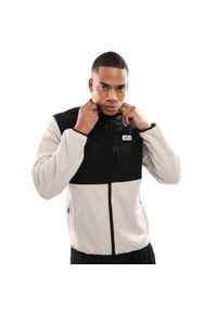 SIROKO - Kurtka polarowa Męska Ripstop Brienz. Kolor: beżowy, wielokolorowy, czarny. Materiał: polar #1