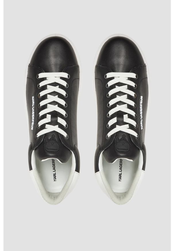 Karl Lagerfeld - KARL LAGERFELD Czarne męskie sneakersy KAPRI KITE, Rozmiar 43. Kolor: czarny