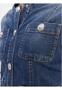 Liu Jo Kurtka jeansowa UA6260 D0275 Niebieski Regular Fit. Kolor: niebieski. Materiał: bawełna #2