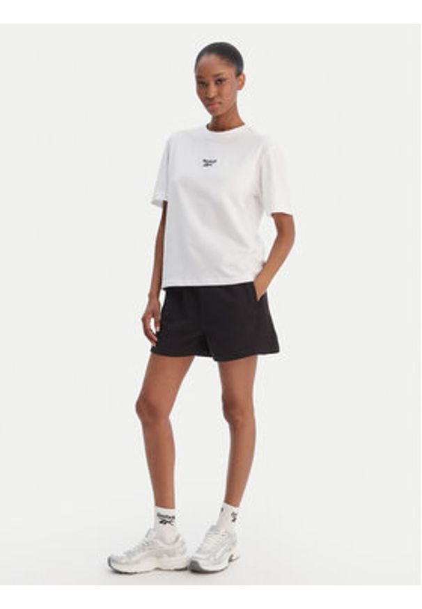 Reebok T-Shirt Suzie RK25505CCW Biały Relaxed Fit. Kolor: biały. Materiał: bawełna