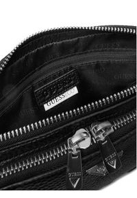 Guess Saszetka HMTOLG P5429 Czarny. Kolor: czarny. Materiał: skóra