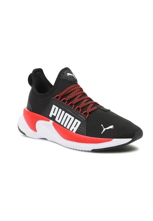 Puma Buty Softride Premier Slip-On Jr 37656010. Zapięcie: bez zapięcia. Kolor: czerwony, czarny, wielokolorowy
