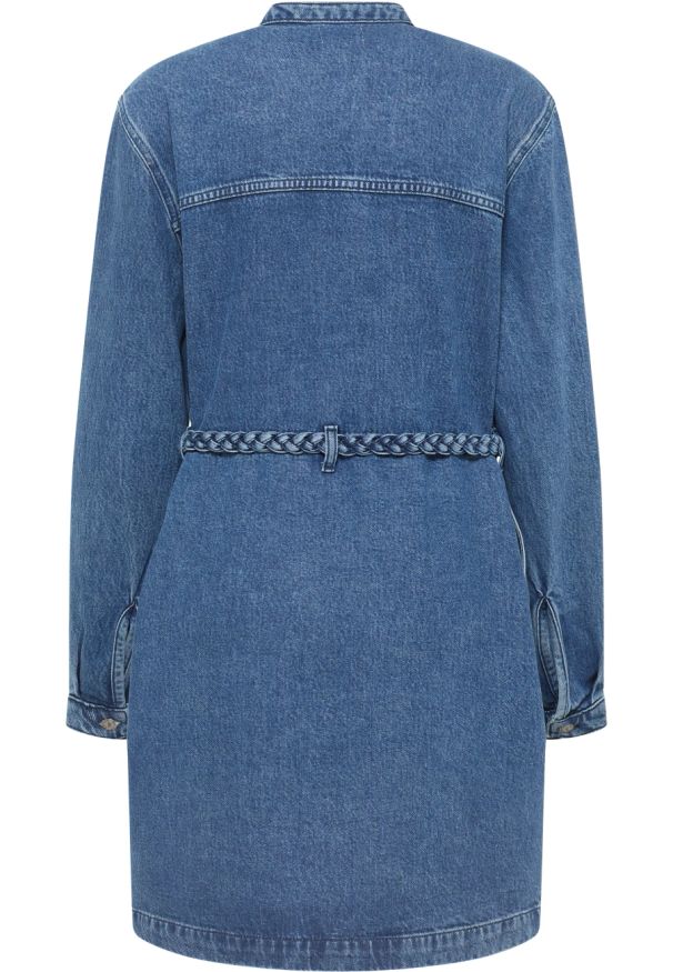 Damska Sukienka Mini Mustang Style Paola Dress Denim Blue 1015586 5000 500. Materiał: denim. Długość: mini