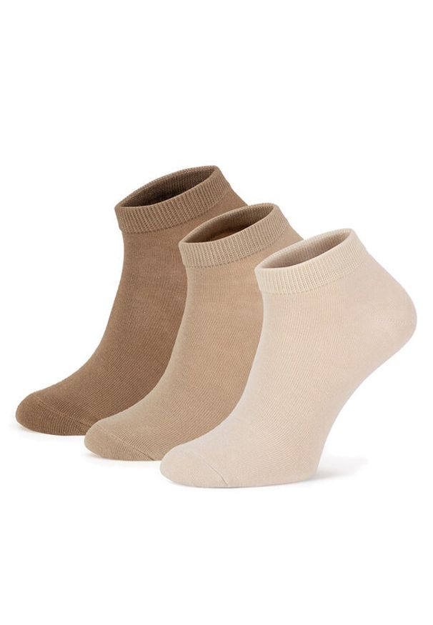 Gino Rossi Zestaw 3 par niskich skarpet męskich 3MB-001-AW24 (3-pack) Kolorowy. Materiał: bawełna. Wzór: kolorowy